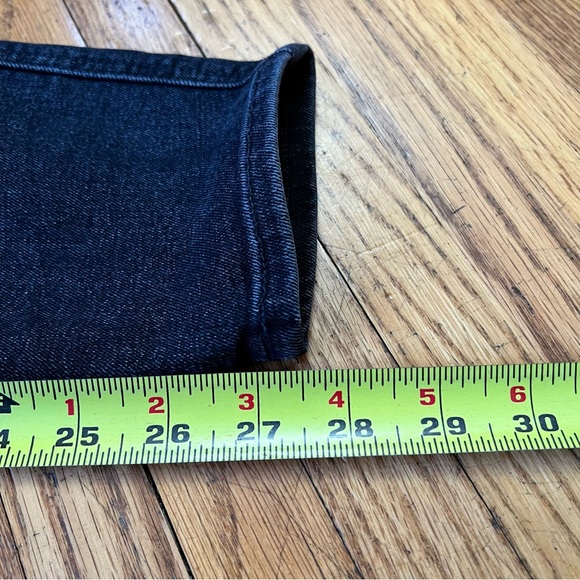 MOTHER Sz 26 The Swooner Exposed Snap Ankle Wrong Side Of The Tracks Black. - Picture 6 of 12